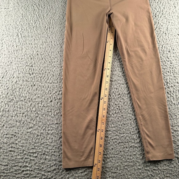 Fanka Leggings Womens M High Waist 7/8 Tan Brown Stretch Yoga Pants - Picture 6 of 8